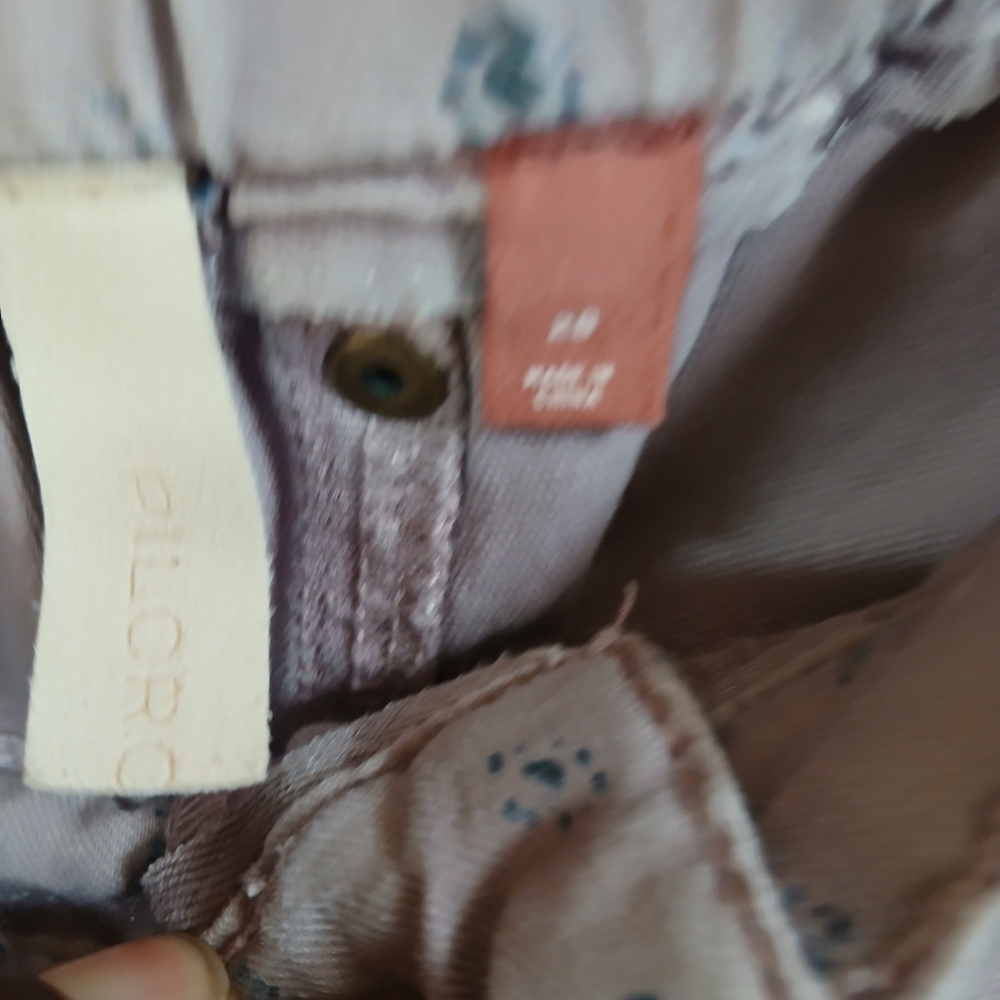 Pilcro Roamer Patchwork Pants with Multicolor Des… - image 3